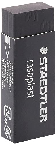 STAEDTLER 526 B20-9 Radierer rasoplast phtalat- und latexfrei, 65 x 13 x 23 mm, Schachtel mit 20 Stück, schwarz STAEDTLER 526 B20-9 Radierer rasoplast phtalat- und latexfrei, 65 x 13 x 23 mm, Schachtel mit 20 Stück, schwarz von Staedtler