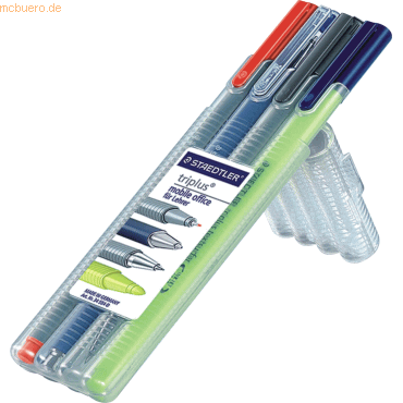 Staedtler Schreibgeräteset triplus multi-set sortiert VE=4 Stück von Staedtler