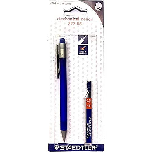 STAEDTLER STAEDTLER 7775BKD25DA Druckbleistift graphite und 1 ST Feinminendose (HB) gefüllt mit B-Minen, Minendurchmesser 0,5 mm von STAEDTLER
