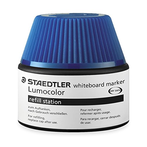 STAEDTLER Tinte fuer Marker Lumocolor refill station, 30 ml, (1 Stück, blau) von STAEDTLER
