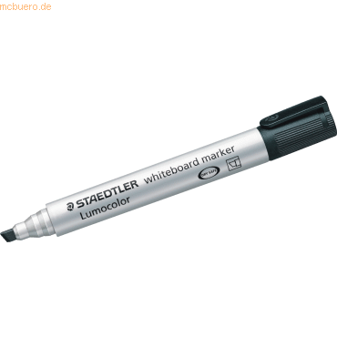 Staedtler Whiteboardmarker Lumocolor Keilspitze schwarz von Staedtler