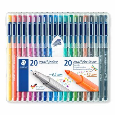 triplus 334 Fineliner & 323 Fasermaler 40 Stück von Staedtler