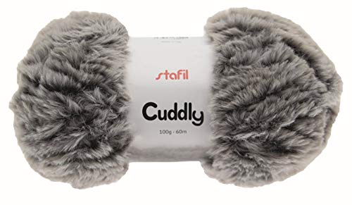 Stafil Wolle Cuddly 100g Schwarz-Melange von Stafil
