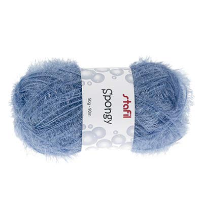 Wolle - Sponge Yarn Spongy, Blue von Stafil