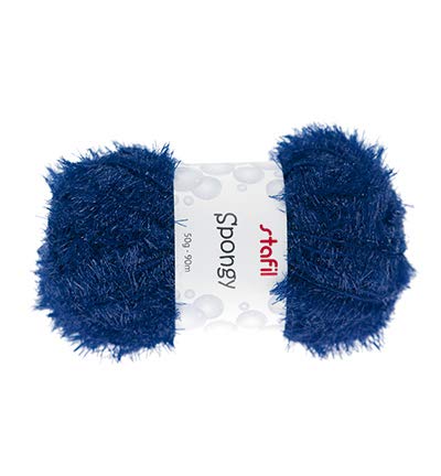 Wolle - Sponge Yarn Spongy, Royal Blue von Stafil