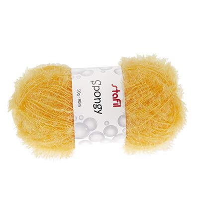 Wolle - Sponge Yarn Spongy, Yellow von Stafil