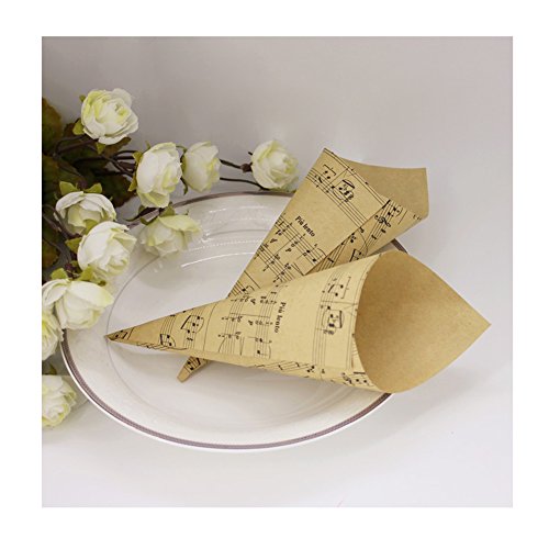 50 pcs Retro Kraftpapier Musiknote Cones Bouquet Candy Schokolade Taschen Kontrollkästchen Hochzeit Partei Geschenke Verpackung mit Hanf Seile Label Aufkleber 50 pcs Retro Kraftpapier Musiknote Cones Bouquet Candy Schokolade Taschen Kontrollkästchen Hochzeit Partei Geschenke Verpackung mit Hanf Seile Label Aufkleber von StageOnline