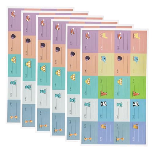 6pcs Baby-Etiketten 10 entzückende Designs Abnehmbare Namensaufkleber Etiketten Selbstklebend Stempel personalisiert - Namensschilder für Kleidung, Namensaufkleber Kinder 6pcs Baby-Etiketten 10 entzückende Designs Abnehmbare Namensaufkleber Etiketten Selbstklebend Stempel personalisiert - Namensschilder für Kleidung, Namensaufkleber Kinder von Staiko
