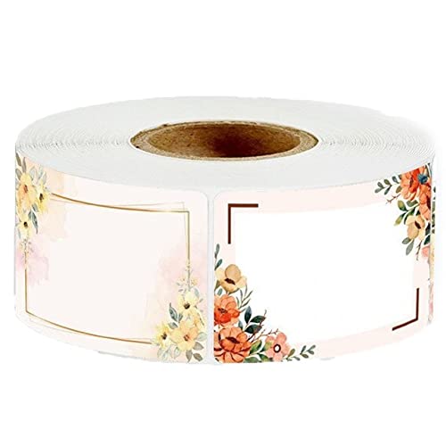 250 Stück/Rolle Namensetiketten mit Blumen, blanko, handschriftlich, Namensetiketten, Aufkleber für Garten, Küche, Kühlschrank 250 Stück/Rolle Namensetiketten mit Blumen, blanko, handschriftlich, Namensetiketten, Aufkleber für Garten, Küche, Kühlschrank von Stakee