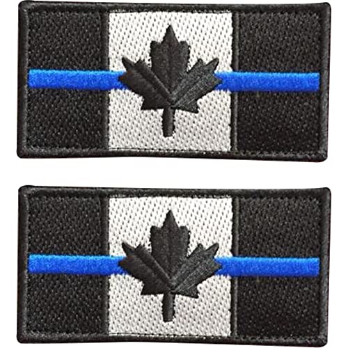 2pcs Kanada Flagge Patch Bestickte Flaggen Applikation Eisen Auf Flecken Kanadische Ahornblatt -patches Für Rucksackjacke Hut von Stakee