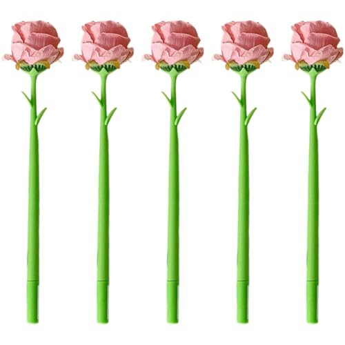 5 Stück Künstliche Rosen-gelstifte, Rosen-kugelschreiber, Blumen-gel-tintenstifte, Lustige Stifte, Studenten-schreibstifte, Rosen-förmige Kugelschreiber Für Büro, Schule, Lehrertag 5 Stück Künstliche Rosen-gelstifte, Rosen-kugelschreiber, Blumen-gel-tintenstifte, Lustige Stifte, Studenten-schreibstifte, Rosen-förmige Kugelschreiber Für Büro, Schule, Lehrertag von Stakee