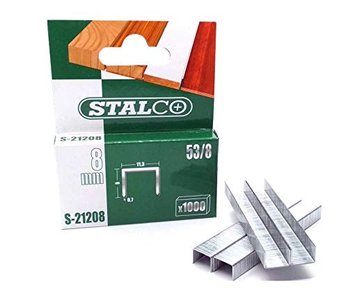 Heftklammern, 8 mm, 1000 Stück Heftklammern, 8 mm, 1000 Stück von Stalco
