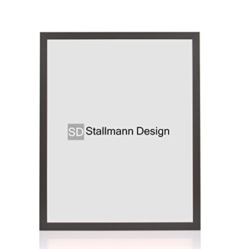 Stallmann Design Bilderrahmen 10x15 cm schwarz Holz mit Acrylglas Rahmen-Breite 20mm Posterrahmen Wechselrahmen von Stallmann Design