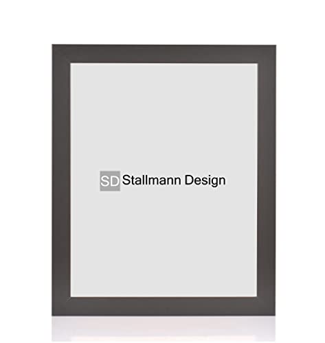 Stallmann Design Bilderrahmen 13x18 cm schwarz Holz mit Acrylglas Rahmen-Breite 40mm Posterrahmen Wechselrahmen von Stallmann Design