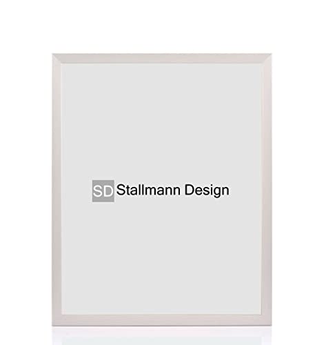 Stallmann Design Bilderrahmen 21x29,7 cm (DIN A4) alu Holz mit Acrylglas Rahmen-Breite 20mm Posterrahmen Wechselrahmen von Stallmann Design