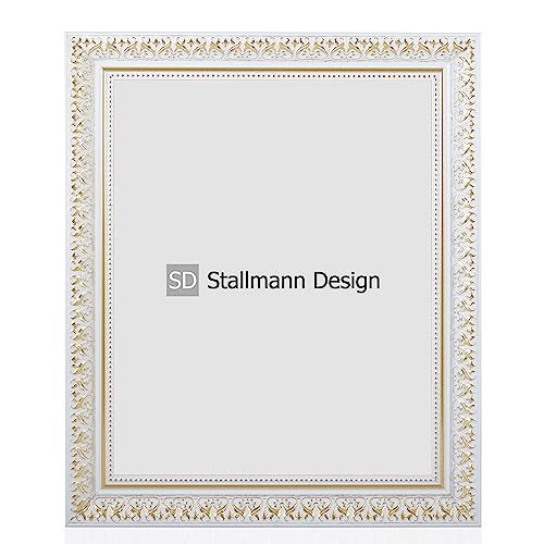 Stallmann Design Bilderrahmen Barockrahmen SWAN | 21x29,7 cm | Weiß | Echtholz-Bilderrahmen antik | 80 andere Größen verfügbar | Fotorahmen aus Holz im Vintagestyle Stallmann Design Bilderrahmen Barockrahmen SWAN | 21x29,7 cm | Weiß | Echtholz-Bilderrahmen antik | 80 andere Größen verfügbar | Fotorahmen aus Holz im Vintagestyle von Stallmann Design