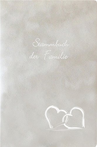 Stammbuch MAGRIT - grau, Velours, Silberprägung, Stammbuchformat A5 von Stammbuch der Familie