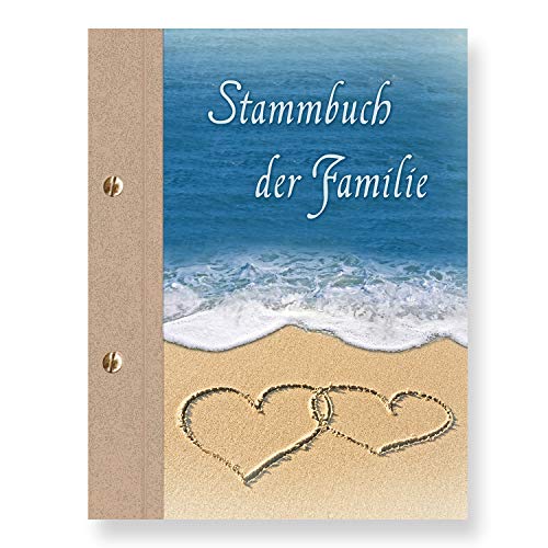 Stammbuchshop stb_ocean_a4 Familienstammbuch, Beige, 31 x 24 x 1,7 cm von Stammbuchshop