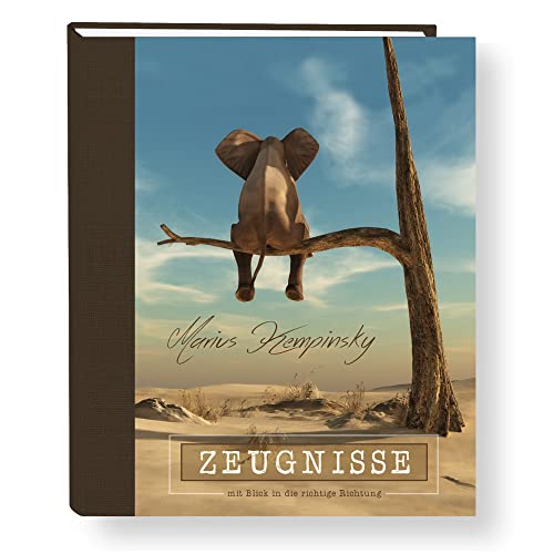 Zeugnismappe personalisiert Elefantie A4 ca. 31x24 cm beige blau Zeugnisbuch Elefant Urkundenmappe Einschulung Schulanfang Zeugnismappe personalisiert Elefantie A4 ca. 31x24 cm beige blau Zeugnisbuch Elefant Urkundenmappe Einschulung Schulanfang von Stammbuchshop