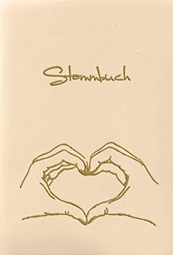 Stammbuch HAND MIT HERZ - Stammbuch für die Hochzeit aus hochwertigen Velours und in buchbinderischer Handarbeit gefertigt - Familienstammbuch/Stammbuch der Familie mit ausfüllbarer Ahnentafel Stammbuch HAND MIT HERZ - Stammbuch für die Hochzeit aus hochwertigen Velours und in buchbinderischer Handarbeit gefertigt - Familienstammbuch/Stammbuch der Familie mit ausfüllbarer Ahnentafel von Stammbuchverlag