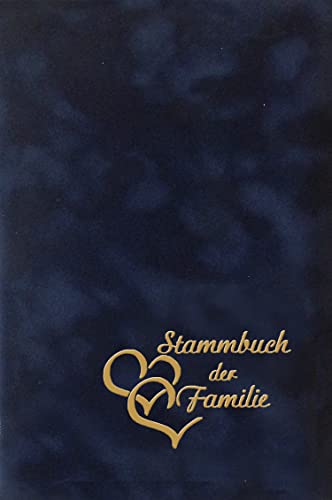 Stammbuchverlag Stammbuch Herzen, dunkelblau, Velours, Herzprägung Gold, Stammbuchformat Stammbuchverlag Stammbuch Herzen, dunkelblau, Velours, Herzprägung Gold, Stammbuchformat von Stammbuchverlag