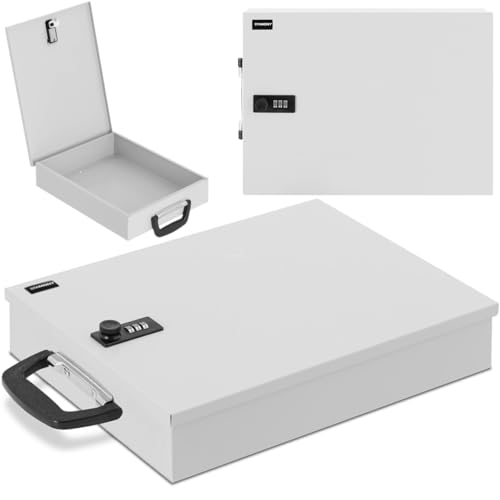 Stamony ST-DOC-300 Dokumentenkassette 355 x 255 x 70 mm DIN A4 Dokumentenbox Dokumenten Kassette von Stamony