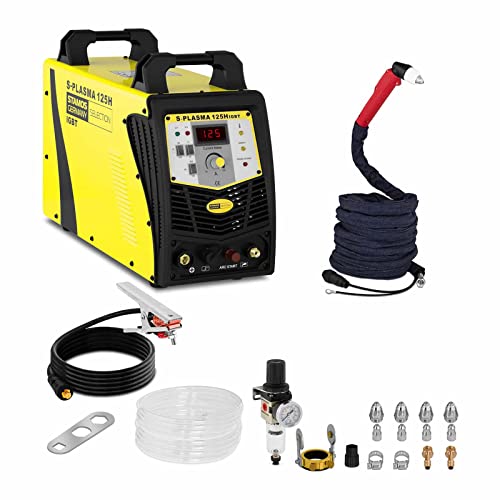 Stamos Selection S-Plasma 125H Plasmaschneider 125 A 400 V Pilotzündung Schneidstärke 34 mm IGBT Plasmacutter 2T/4T Schlauchpaket 5 m von Stamos Welding Group