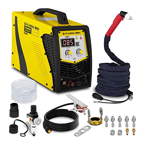Stamos Welding Group S-PLASMA 85H Plasmaschneider Pilotzündung Plasmaschneidgerät Plasmacutter Plasmaschweissgerät Schweißgerät (400 V, Schneidstrom 20-85 A, Schneidtiefe bis 27 mm, 2T/4T) von Stamos Welding Group