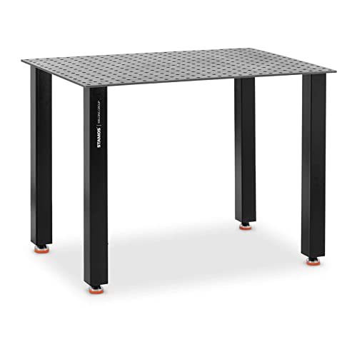 Stamos Welding Group SWG-TABLE12016PRO+ Schweißtisch 150 kg 120 x 80 cm Schweißtisch Lochplatte Lochtisch Schweißtisch höhenverstellbar von Stamos Welding Group