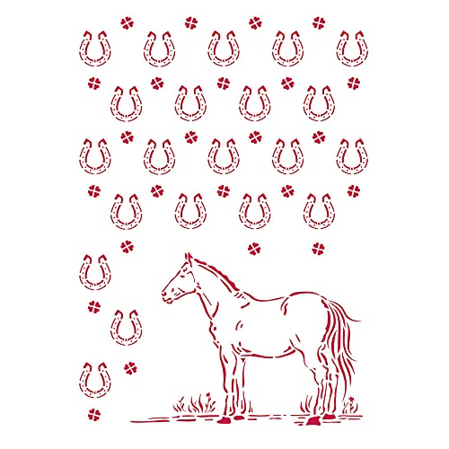 Stamperia International KSG468 G Stencil - Romantic Horseshoes Pattern G Schablone – Romantisches Hufeisen Muster, verschieden, A4 Stamperia International KSG468 G Stencil - Romantic Horseshoes Pattern G Schablone – Romantisches Hufeisen Muster, verschieden, A4 von Stamperia
