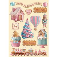 Lasercut-Motive "Candy Christmas" Lasercut-Motive "Candy Christmas" von Stamperia
