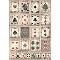 Motiv-Strohseide "Master of Magic Cards" Motiv-Strohseide "Master of Magic Cards" von Stamperia