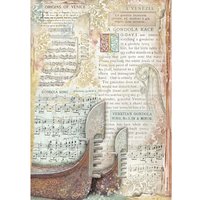 Motiv-Strohseide "Venice City of Art - Gondola" Motiv-Strohseide "Venice City of Art - Gondola" von Stamperia