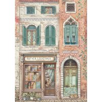 Motiv-Strohseide "Venice City of Art - Legatoria" von Stamperia