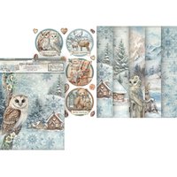 Motiv-Strohseiden Sortiment "The Owl's House" Motiv-Strohseiden Sortiment "The Owl's House" von Stamperia