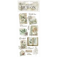 Rub On Transferfolie "Herbarium Silvae" - Botanical von Stamperia