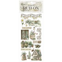 Rub On Transferfolie "Herbarium Silvae" - Cottage von Stamperia