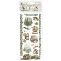 Rub On Transferfolie "Herbarium Silvae" - Forest von Stamperia
