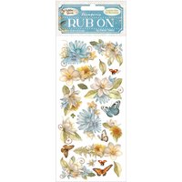 Rub On Transferfolie "Hidden Grove" - Flowers von Stamperia