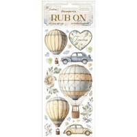 Rub On Transferfolie "Timeless" - Balloons Rub On Transferfolie "Timeless" - Balloons von Stamperia
