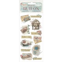 Rub On Transferfolie "Venice" - Letters von Stamperia