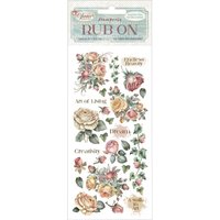 Rub On Transferfolie "Venice" - Roses von Stamperia