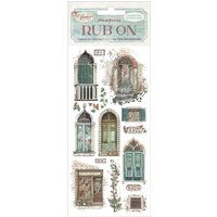 Rub On Transferfolie "Venice" - Windows von Stamperia