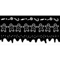Schablone "Candy Christmas - Stripes" Schablone "Candy Christmas - Stripes" von Stamperia