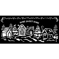 Schablone "Candy Christmas - Village" Schablone "Candy Christmas - Village" von Stamperia