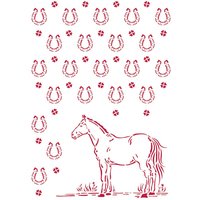 Schablone "Horse Shoe" Schablone "Horse Shoe" von Stamperia