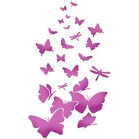 Schablone "Schmetterlinge und Libellen" von Grau
