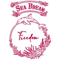 Schablone "Sea Dream" von Durchsichtig