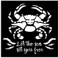 Schablone "Silent Sea - Crab", 12x12cm Schablone "Silent Sea - Crab", 12x12cm von Stamperia
