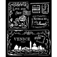 Schablone "Venice", Cards von Stamperia
